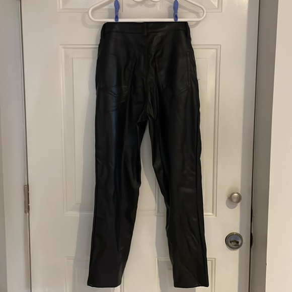 H&M Leather Pants size 4 - Picture 3 of 3